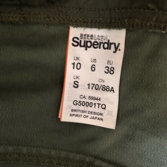 SUPERDRY REVOLUTION LIBERTY Military Style Jacket Size Small - Picture 6 of 8